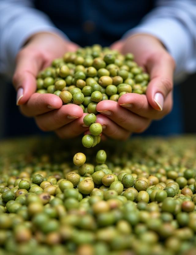Global coffee bean sourcing and logistics